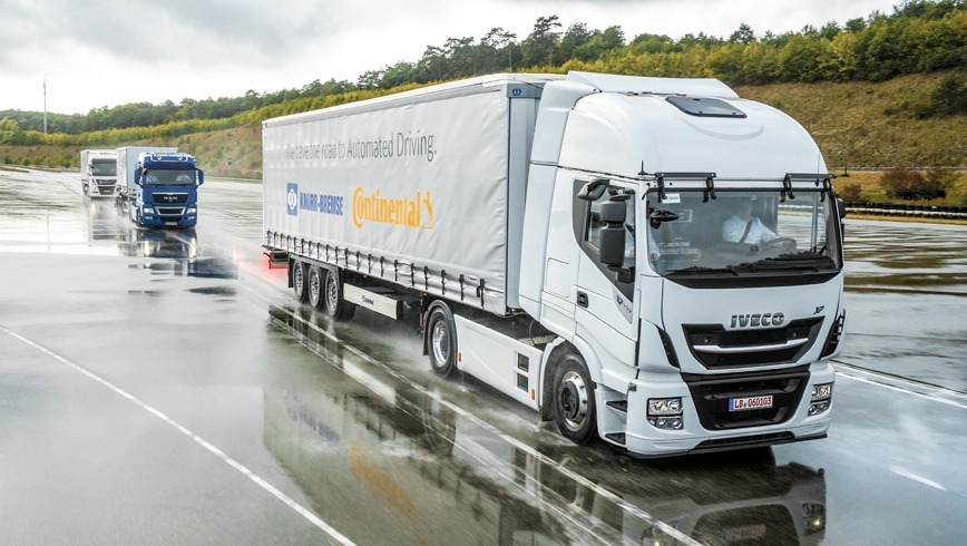 Platooning Demonstrator de Continental y Knorr-Bremse