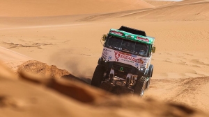 Camión de Pascal de Baar en el Dakar de camiones 2023