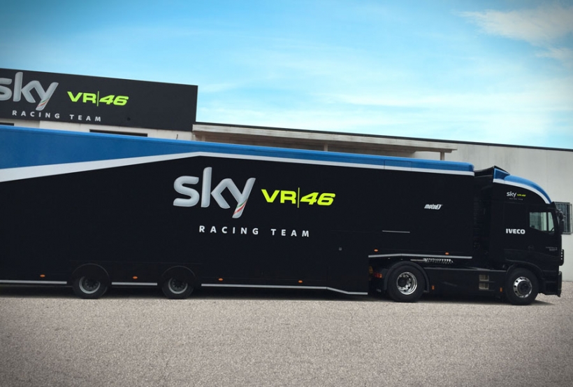 Iveco Stralis Hi-Way Euro 6 del equipo SKY VR46 
