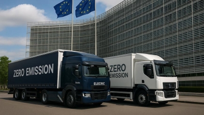 Transporte europeo: rechazo a objetivos obligatorios para camiones cero emisiones