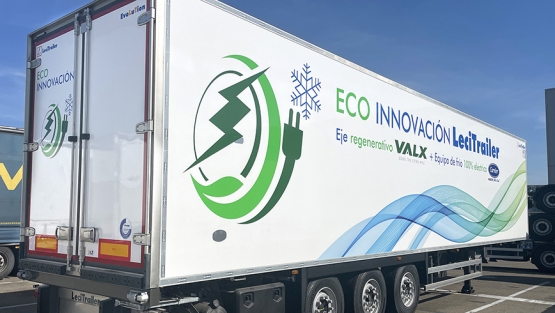 El primer Eco Frigo de Lecitrailer ya está en la carretera