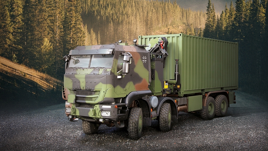 malla Faceta Prisionero de guerra Iveco suministra la tercera generación de vehículos militares GTF-8x8 a la  Armada alemana - Camión Actualidad-Noticias de camiones y Furgonetas