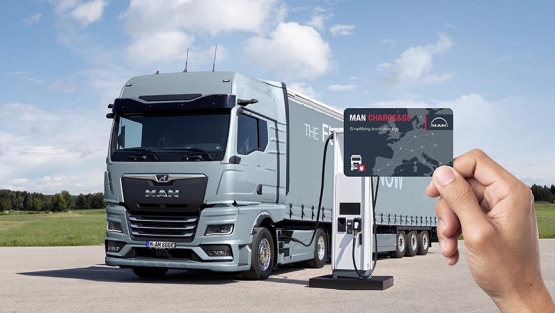MAN Charge&Go: recarga inteligente y accesible para camiones eléctricos en toda Europa