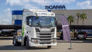 Nuevos camiones Scania de GNL de El Mosca