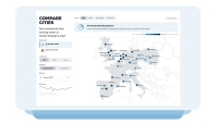 Webfleet mide qué ciudades europeas son más fáciles para furgonetas y camiones