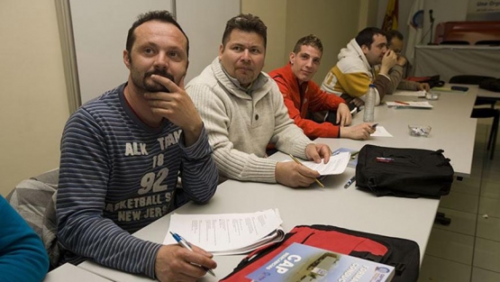 Alumnos en formación para ser transportista