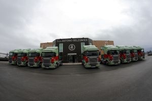 Camiones Scania de Transportes Antonio Belzunces 