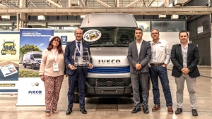 furgoneta de gas natural Iveco Daily Blue Power en el Fórum Ecotransporte 2019