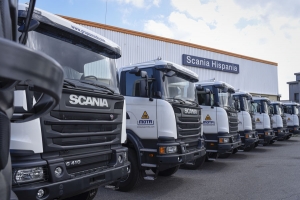 Camiones Scania de Transportes Mota