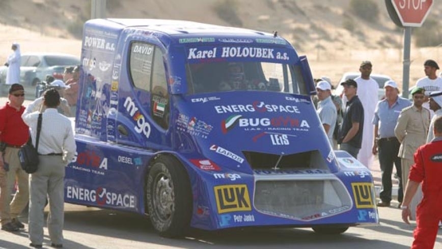 Récord del mundo de velocidad con un camión Buggyra