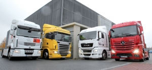 Camiones que participaron en el Eurotrucktest