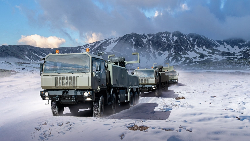 Camión militar Iveco para las Fuerzas Armadas de Rumanía