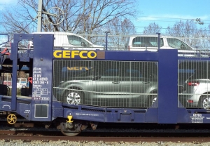 Transporte de vehículos por ferrocarril