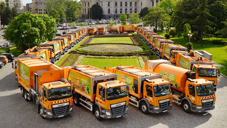 Camiones DAF para limpieza y mentenimiento urbano