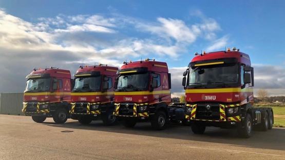 Camiones Renault Trucks de la UME