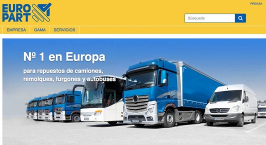 Nueva web de EUROPART