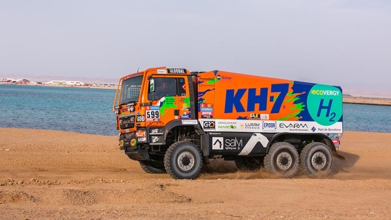 Camión MAN del KH-7 Epsilon Team del Dakar de camiones 2023