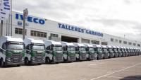 CAmiones IVeco S-WAY de la empresa Transportes Luis Recuenco