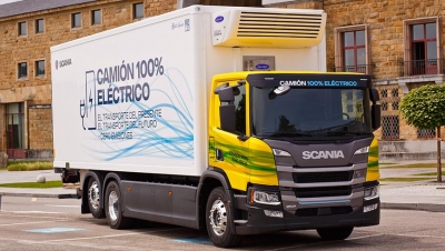 Robles Transport prueba un híbrido enchufable y un eléctrico de Scania