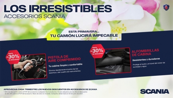 Campaña de primavera de accesorios Scania