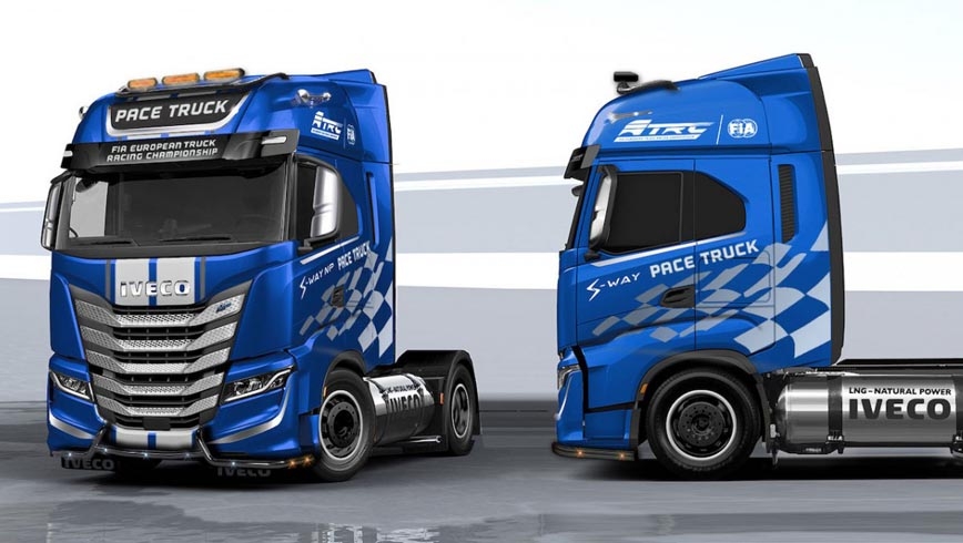 Iveco S-WAY NP pace truck de gas natural