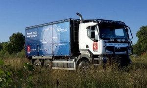 Camión Renault del Programa Mundial de Alimentos