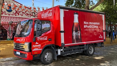 Grupo Sursedis impulsa el reparto urbano con camiones eléctricos JAC en la Feria de Abril