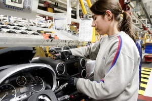 Cadena de producción en Vigo