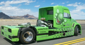 Camión híbrido Mean Green