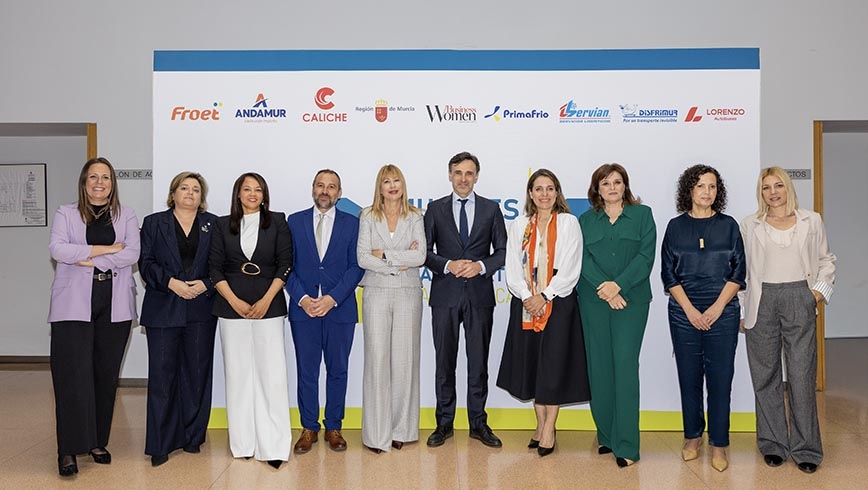 Jornada sobre mujeres en el transporte y la logística celebrada en la Región de Murcia