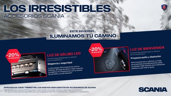 Nuevas campañas de accesorios de Scania - Camión Actualidad-Noticias de  camiones y Furgonetas