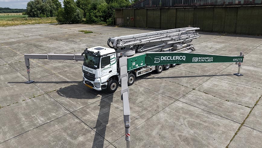 Bonneux Machinery y Daimler Truck presentan en Europa la Bonneux Xanjer 6RZ73