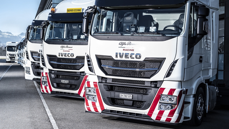 Iveco con el equipo Alfa Romeo Racing