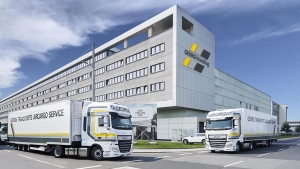 Empresa Georgi Transporte con camiones DAF