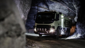 Volvo FMX en la mina de Kristineberg, en Suecia
