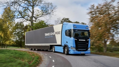 Camión Scania eléctrico