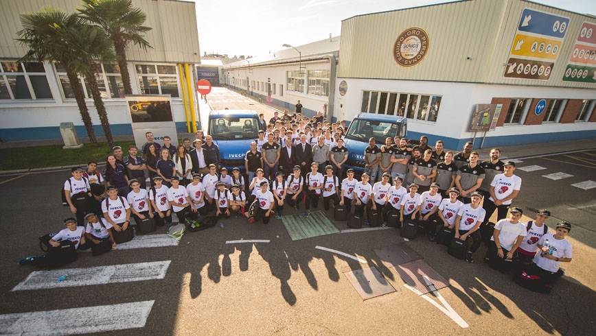 Foto de grupo de la Planta de Iveco de Valladolid