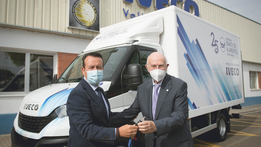 Iveco España dona una Daily al Banco de Alimentos de Valladolid