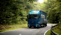 Camión circulando por carretera alemana