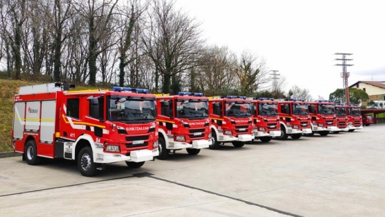 Vizcaya renueva la flota del Servicio de Extinción de Incendios y Salvamento