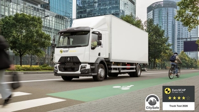 Renault Trucks D logra 4 estrellas Euro NCAP 2026