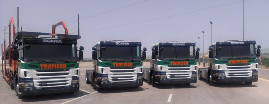  camiones Scania portacoches para Trapiser