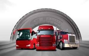 gama de neumáticos de camión y autobús