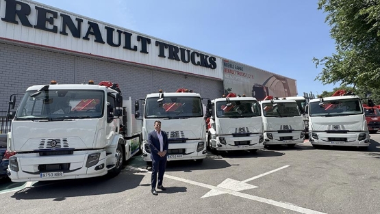 Truck One y Transportes Argatxa apuestan por la electromovilidad con 10 camiones Renault Trucks E-Tech D Wide