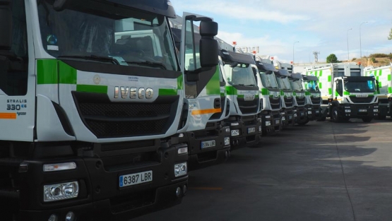 Camiones Iveco de gas natural comprimido para el Ayuntamiento de Madrid