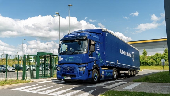 Primer cruce del Canal de la Mancha con un camión eléctrico de gran tonelaje