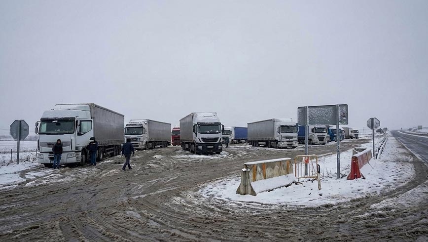 Parking camiones invierno