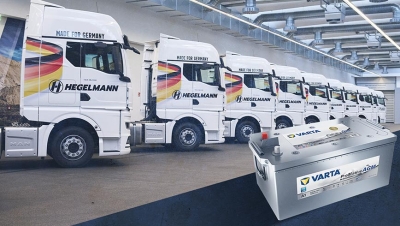 La batería VARTA® ProMotive AGM de Clarios ha sido seleccionada por el Grupo Hegelmann para su flota de camiones