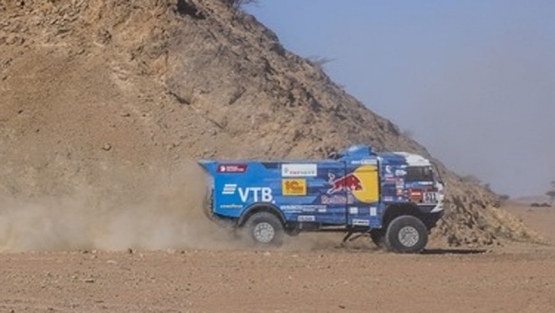 Karginov gana la tercera etapa del Dakar de camiones 2020