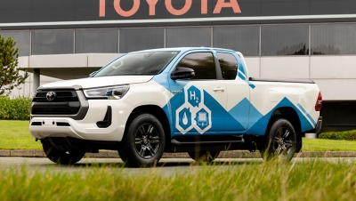 Toyota presenta un revolucionario prototipo de Hilux con pila de combustible de hidrógeno